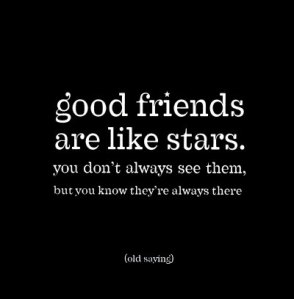 friends are like stars happy gourmand