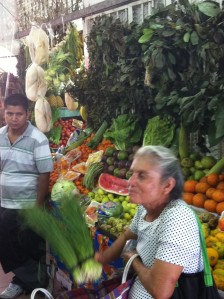 Mexican veggie market