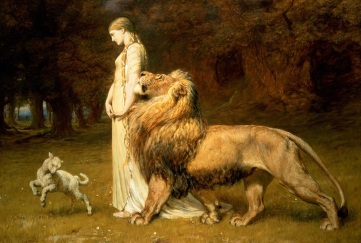 March with lion and lamb